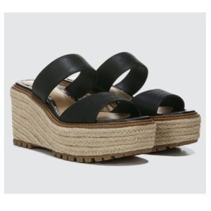 Sam Edelman Black Platform Sandals